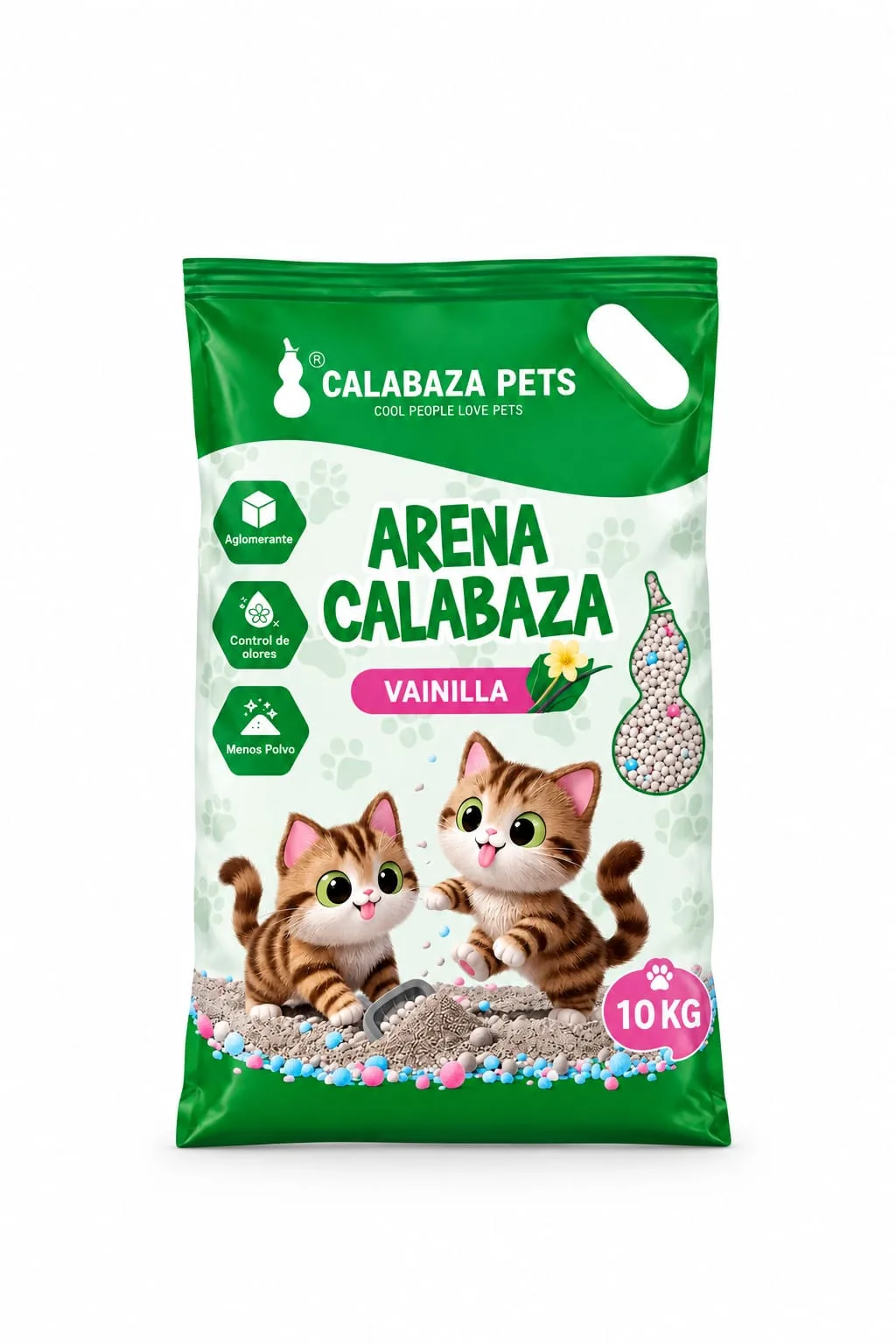 ARENA CALABAZA VAINILLA X 10 KG
