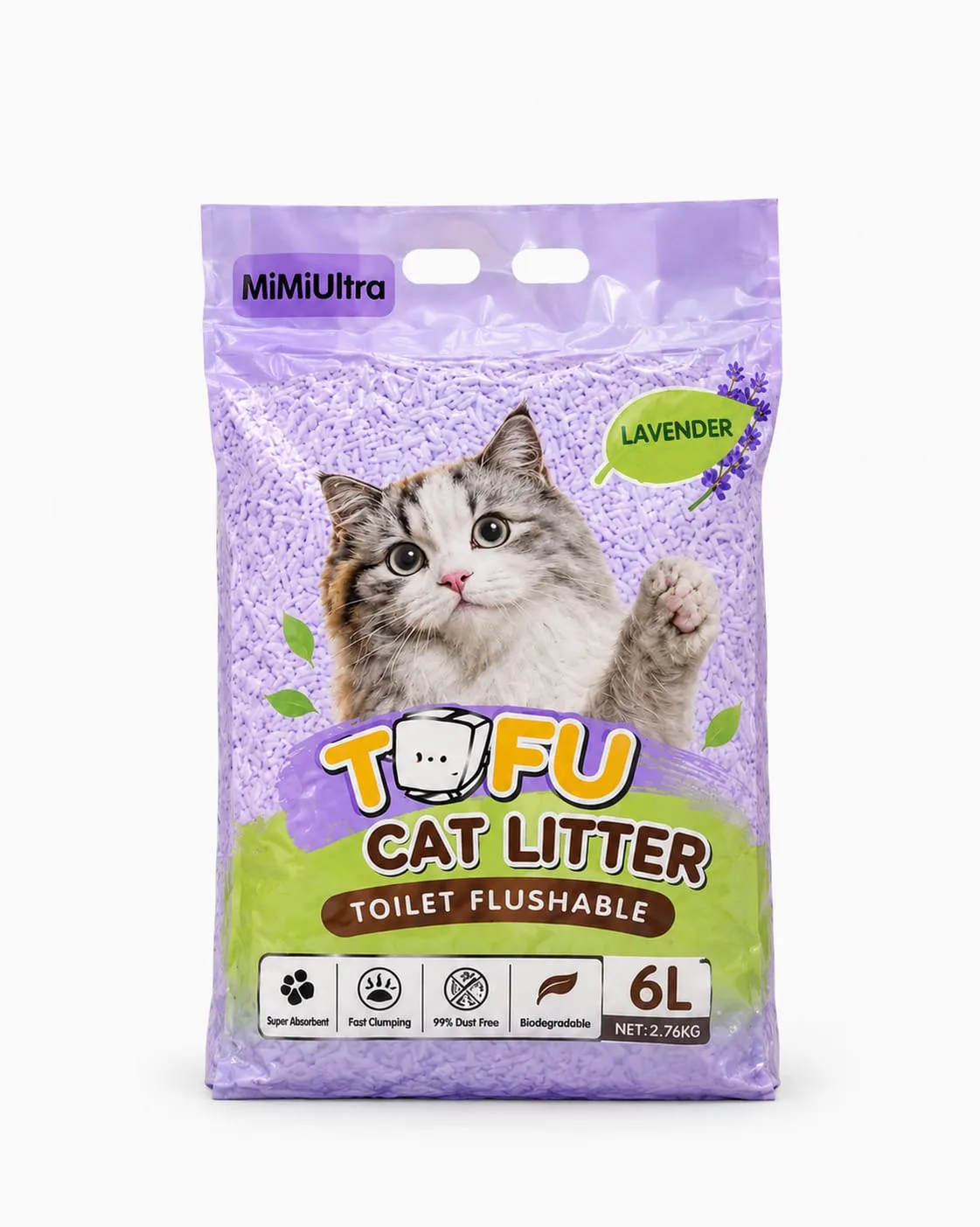 ARENA TOFU CAT LITTER  AROMA LAVANDA X 2.5 KG