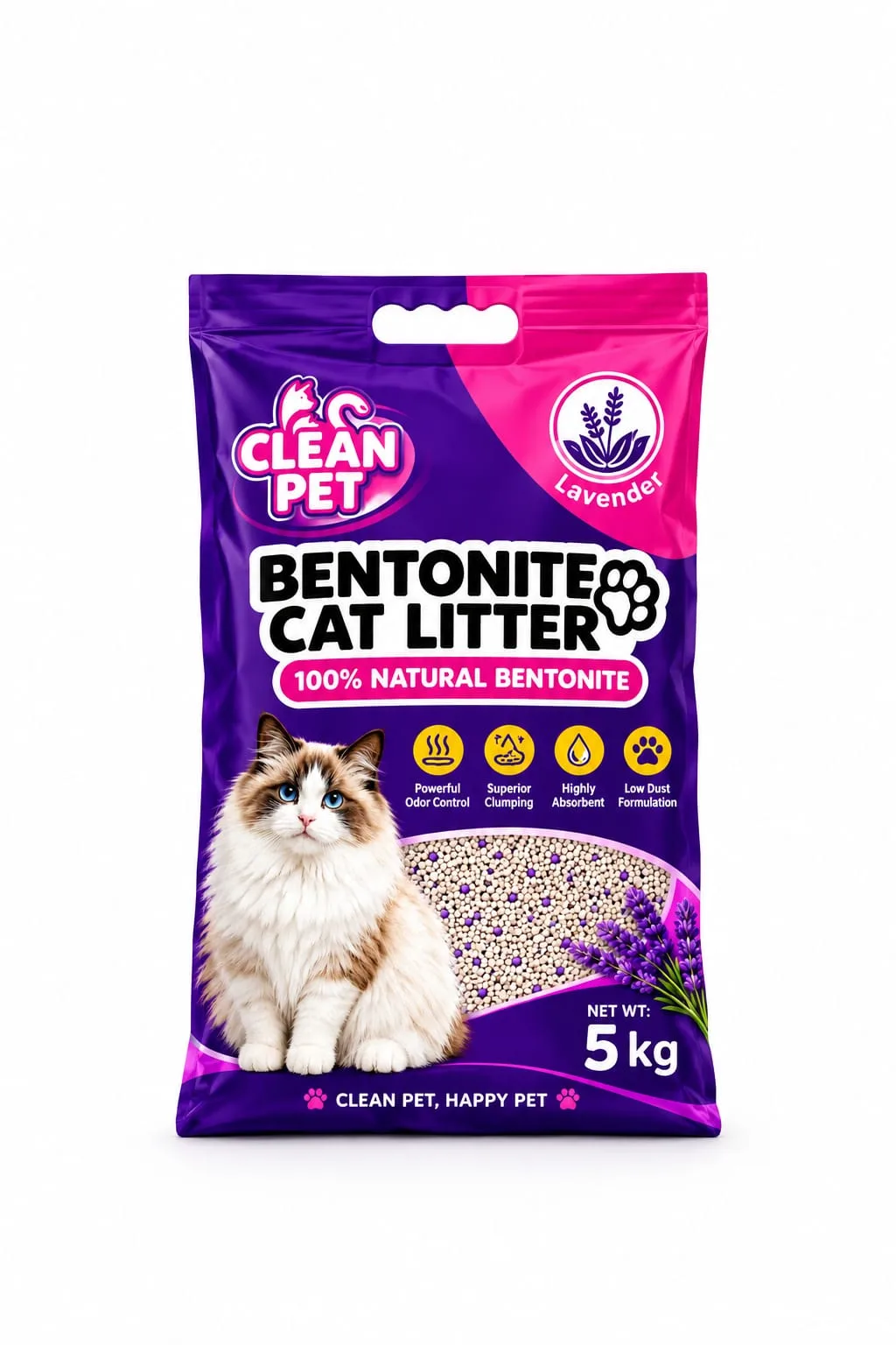 ARENA SANITARIA BENTONITE CAT LITTER X 5 KG