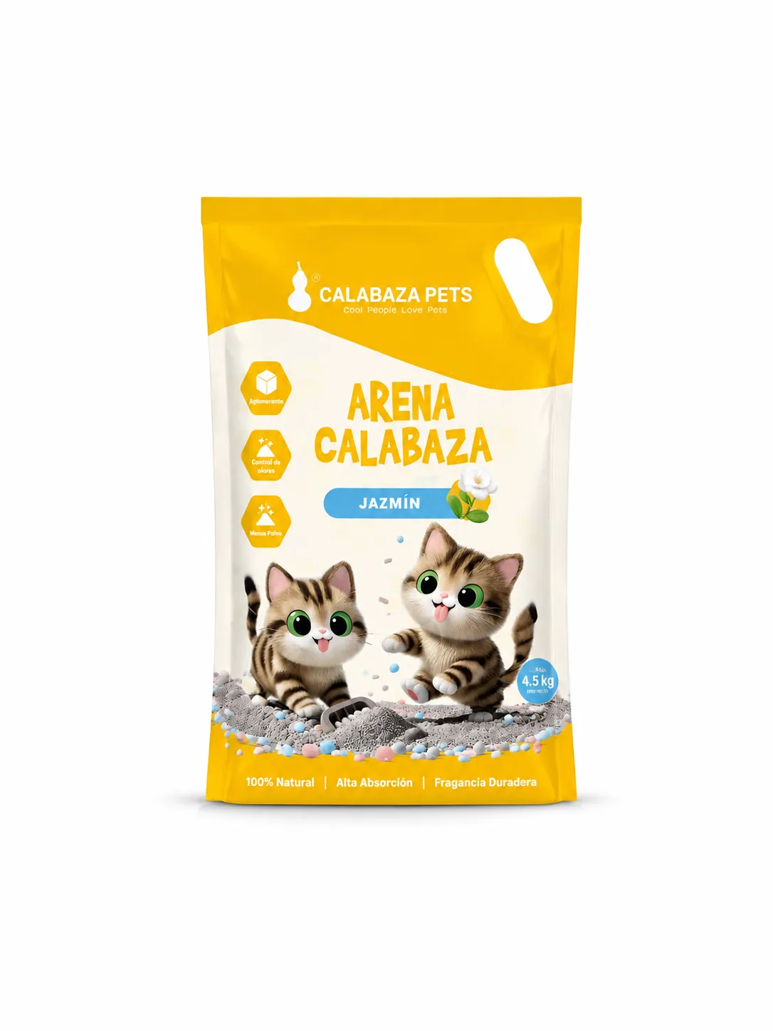 ARENA CALABAZA JAZMIN X 4.5 KG